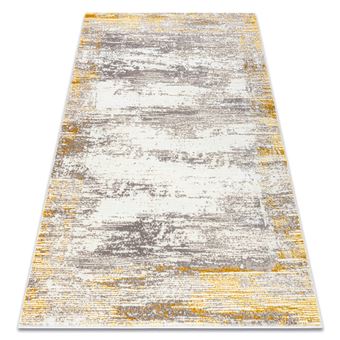 Tapete RugsX Moderno Core W9775 Moldura  Sombreado Estrutural  | Dois Níveis  | Marfim / Bege | 160X220 cm - 1