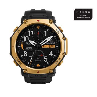 Relógio desportivo Amazfit T-Rex 3 Pro | 48 mm | Preto, Dourado - 1