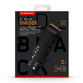 Disco SSD Western Digital Black WD_BLACK SN850X NVMe | 2 TB - 1