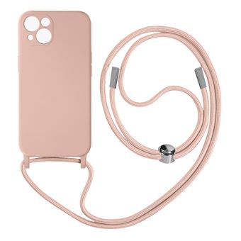 Capa Cordão Avizar Para Iphone 13 | Bracelete Semi-Rígido | 80Cm - Rosa - 1