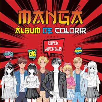 Álbum De Colorir Mangá - 1