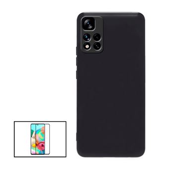Kit Phonecare Película de Vidro Temperado 5D Full Cover + Capa Silicone Líquido para Xiaomi Redmi Note 11E Pro - 1