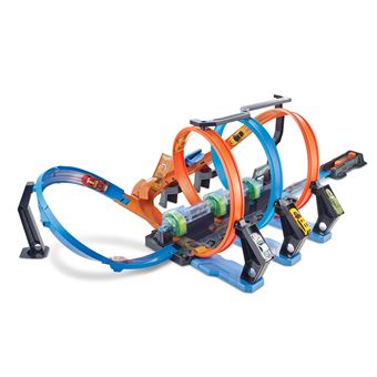 Pista de veículos de brinquedo Mattel Corkscrew Crash Track Set - 1