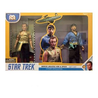 Figuras Mego Star Trek - Pack de 2 figuras Spock & Kirk | 20 cm - 1