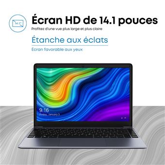 Computador Portátil CHUWI HeroBook Pro | Processador Intel Celeron N4020 | Ecrã 14.1" | 8GB+256GB | Windows 11 | Bateria 5000mAh | Cinza - 1
