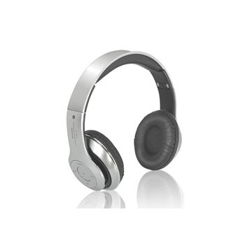 Fones de Ouvido IE Sem Fio com Rádio e Sd Prata