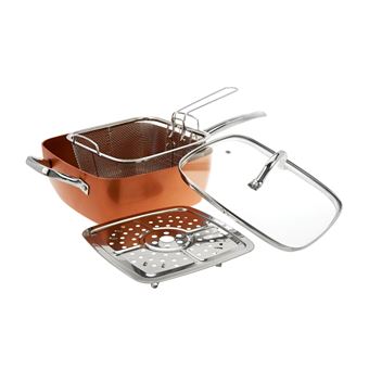 Frigideira de Ar Quadrada Klack® BN5508 | 24cm - 1