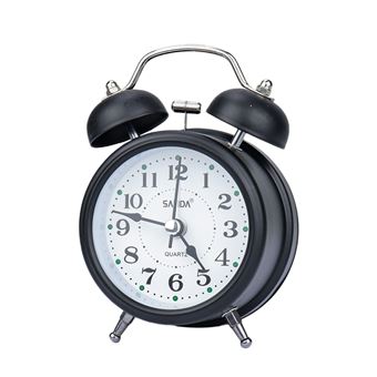 Relógio Despertador Analógico Sanda Sd-4059 | Campainha - Preto - 1