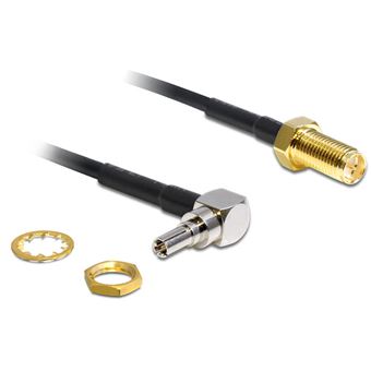 Cabo de sinal DeLOCK 88465 | Dourado, Prateado - 1