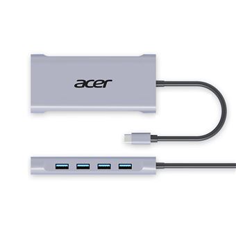 Adaptador 11 em 1 Acer HY41-T10-1 | Type-C a AUX PD HDMI 100mbps VGA SD/TF 4USB para HUAWEI Mate40/P50 Samsung S20 - 1