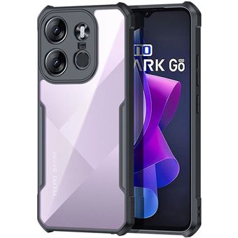 Capa transparente Reforçada com Borda Preta TUMUNDOSMARTPHONE para TECNO SPARK Go 2023 - 1