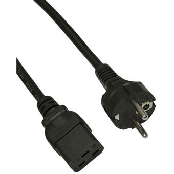Cabo de Energia Akyga Server power cable AK-UP-01 IEC C19 CEE 7/7 250V/50Hz 1.8m | Preto - 1