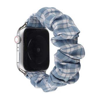 Bracelete de Nylon HSMY Elástico para Apple Watch Series 6/ SE/ 5/ 4 | 44 mm - Amarelo&Azul - 1