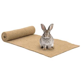 Tapete de cânhamo para roedores vidaXL |  0,5x1 m 5 mm - 1