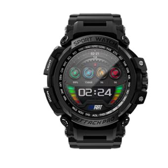 Smartwatch LOKMAT ATTACK PRO | 44mm | pulseira TPU  | Preto - 1