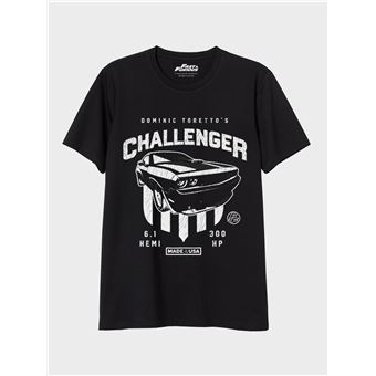 T-shirt Sun City 'Dominic Toretto's Challenger' | Adulto | L - Preto - 1