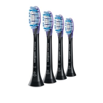 Cabeça de Escova de Dentes Philips Premium Gum Care HX9054/88 Conjunto de 4 cabeças de escovas | Preto - 1