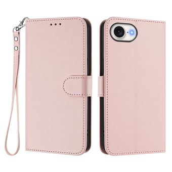Capa com Carteira FLOODKING para iPhone 16e | Fecho Magnético | RFID | Carregamento Sem Fios | Rosa - 1