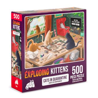 Puzzle Exploding Kittens: CATS IN QUARANTINE | 500 Peças - 1