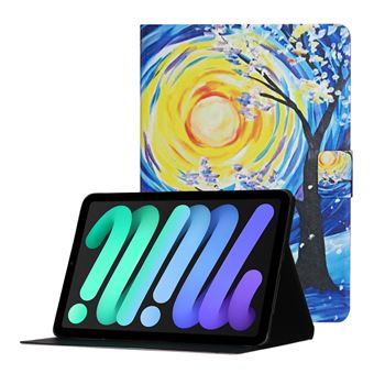 Capa PU Anti-queda, Fecho Magnético com Suporte e Porta-cartões estrela e árvore Magunivers para iPad mini (2021) - 1