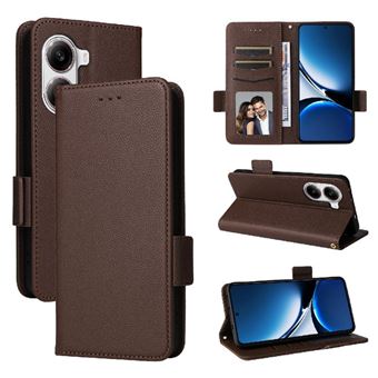 Capa FOXDOCK para Xiaomi Poco X7 Pro 5G | Prova de Choque | Magnética| TPU | Suporte para Cartão | Castanho - 1