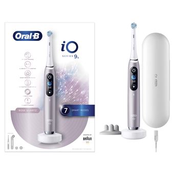 Escova de Dentes Elétrica Oral-B iO Series 9s | Rosa, Branco - 1