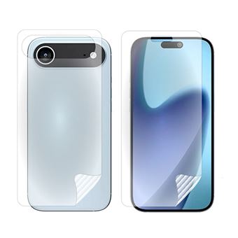 Kit Película Protectora de Hydrogel Frente e Verso GIFT4ME para Apple iPhone 17 Air | Transparente - 1