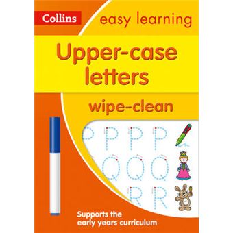Upper Case Letters Age 35 Wipe Clean Activity Book Ideal For Home Learning Collins Easy Learning Preschool - 1