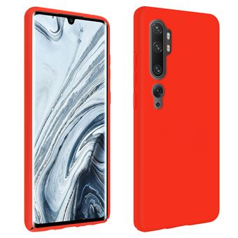 Capa Protetora Avizar para Xiaomi Mi Note 10/Note 10 Pro SemiRigida SoftTouch - Vermelho - 1