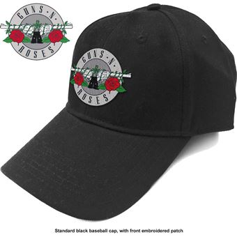 Baseball Cap Rock Off Guns N Roses - Silver Circle Logo [BASEBALL CAP] - Preto - 1