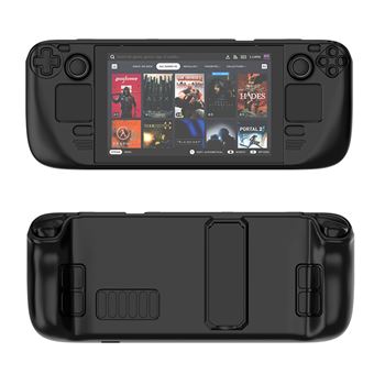 Capa Estojo de proteção em PC com suporte V-REEL para Steam Deck - Preto - 1