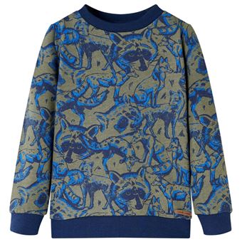 Sweatshirt para criança | vidaXL | caqui 104 | 3 a 4 anos - 1