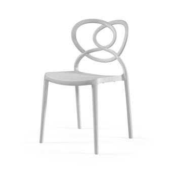 Cadeira 3G Resins LOVELY | Pack 20 unidades | sem braços | Cinza Pastel - 1