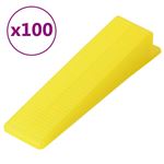 Cunhas niveladoras de ladrilhos vidaXL | 100  Peças