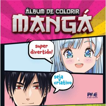 Álbum De Colorir Mangá - 1
