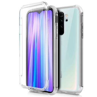 Capa Livro COOL em Silicone para 3D Xiaomi Redmi Note 8 Pro Transparente Frontal + Traseira - 1