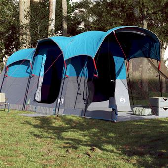 Tenda familiar vidaXL | Tenda familiar túnel para 8 pessoas impermeável azul - 1