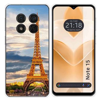 Capa de silicone TUMUNDOSMARTPHONE para Ulefone Note 15 | desenhos Paris - 1