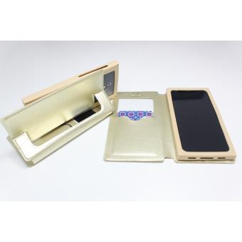 Capa Universal One Plus Tamanho 4.5'' Polegadas Flip Cover com Janela -  Dourado - 1