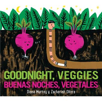 Buenas Noches Vegetalesgoodnight Veggies Bilingual Board Book - 1