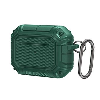 Capa e TPU com porta-chaves, verde Magunivers para AirPods Pro - 1