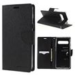 Capa Magunivers de PU Diário Chique Preto com Suporte para Samsung Galaxy S10 5G