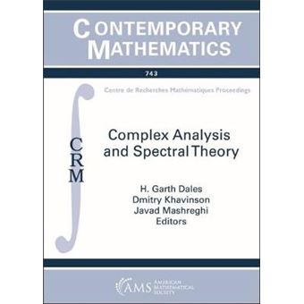 Complex Analysis and Spectral Theory Contemporary Mathematics - 1