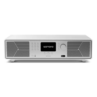 Aparelhagem de Som Sonoro Avaton | Prateado, Branco - 1