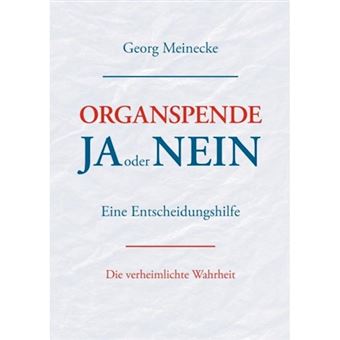 Organspende - Ja Oder Nein - Paperback / softback - 2012 - 1