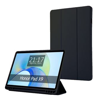 Capa flip TUMUNDOSMARTPHONE inteligente para Honor Pad X9 | preta - 1