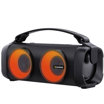 Coluna Portátil Estéreo Sunstech MUSCLEBEAT | Preto - 1