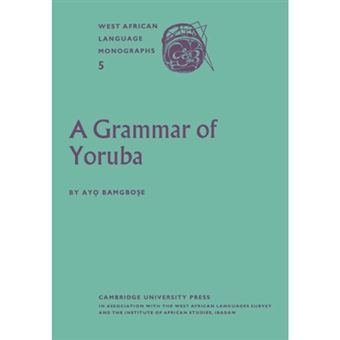 A Grammar of Yoruba - Paperback - 2011 - 1
