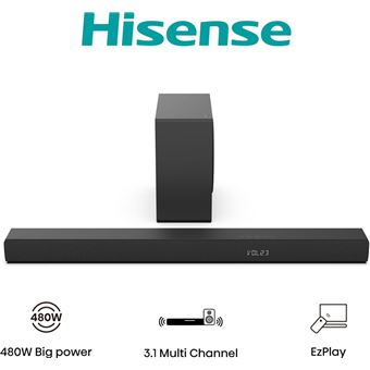 Coluna Soundbar Hisense HS3100 | Preto - 1
