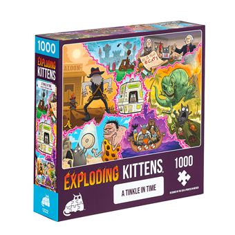 Puzzle Exploding Kittens: A TINKLE IN TIME | 1000 Peças - 1
